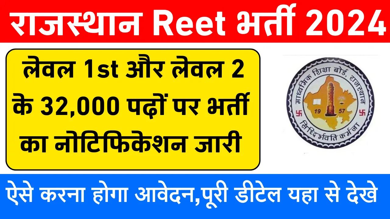 Rajasthan REET Bharti 2024