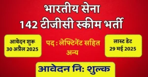 भारतीय सेना में ऑफिसर बनने का सुनहरा शानदार मौका