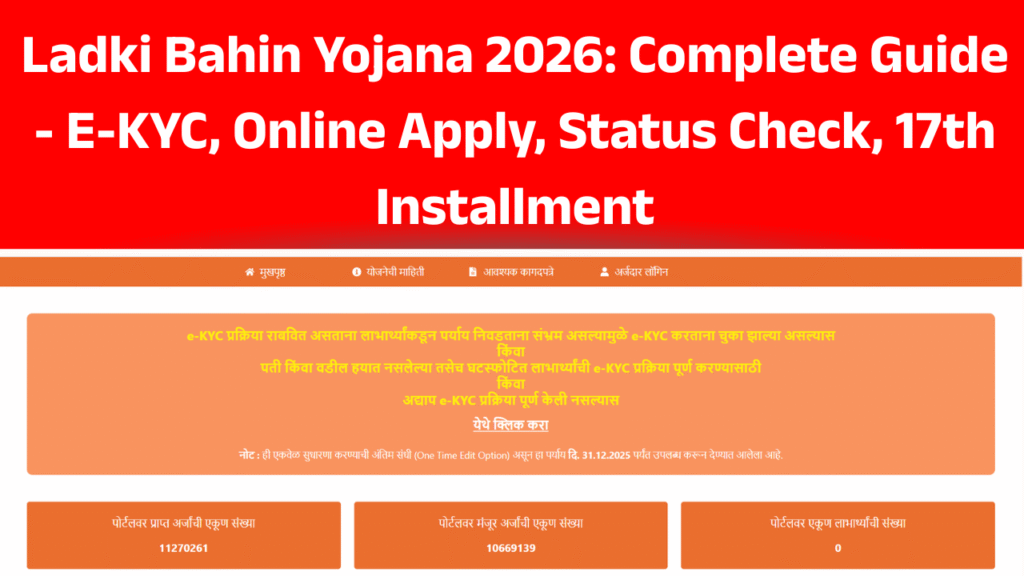 ladki bahin yojana 2026 online apply