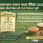 राजस्थान राशन कार्ड लिस्ट 2026