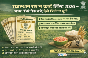 राजस्थान राशन कार्ड लिस्ट 2026
