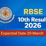 RBSE 10th Result 2026 Expected Date 20 March