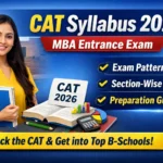CAT Syllabus 2026 – MBA Entrance Exam