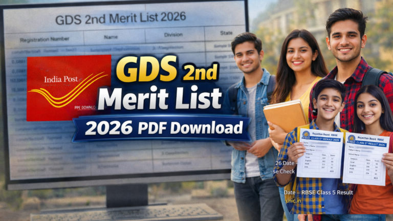 India Post GDS 2nd Merit List 2026
