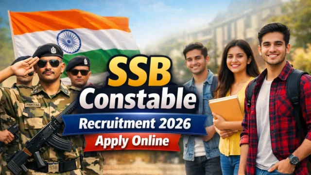 SSB Constable Recruitment 2026: 827 पदों पर भर्ती